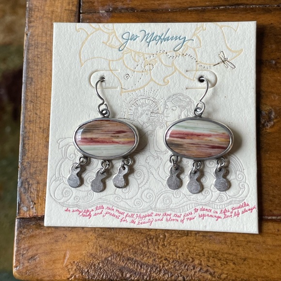 COPY - Jes Maharry Jasper earrings - Picture 5 of 7